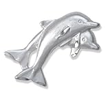 Sterling Silver Double Dolphin Charm