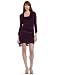 Ella Moss Womens Voyag Long Sleeve Tie Dress
