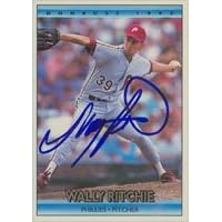 Wally Ritchie, Philadelphia Phillies, 1992 Donruss Autographed Card