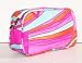 Celia Cosmetic bag in Pink Abstract print