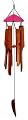 Asli Arts Model C263 Medium Spun Top Bamboo Chime, Pink