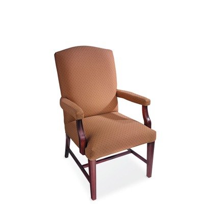Presidential Executive High-Back Guest Chair Upholstery: Expo - Festive, Finish: Classic Cherry
