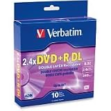 Verbatim 2.4x Dual-Layer DVD+R DL - 10 Disc Spindle