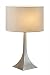 Adesso Luxor Tall Table Lamp, Steel