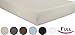 Utopia Bedding Cotton Sateen Fitted Sheet (Full, Beige) – Premium Quality Combed Cotton Long Staple Fiber - Breathable, Durable & Comfortable with Deep Pocket