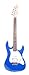 Hurricane by Glen Burton 39 Inch Metallic Blue Electric Guitar + Free Gigbag & Strap & Cable