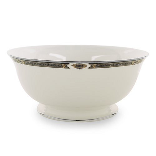 Lenox Vintage Jewel Platinum Serving Bowl