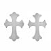 Surqical Steel Reliqious Cross Earrings