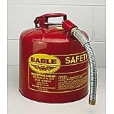 Eagle U2 26 S Type II Gas Safety Can 2 Gallon Metal Red With Flex Spout 31SAOMZ7%2BvL. SL160 Eagle U2 26 S Type II Gas Safety Can 2 Gallon Metal Red With Flex Spout