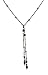 Necklace - N179 - Lariat Style - Swarovski (tm) Crystals and Mixed Beads ~ Jet (Black) 22