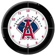 Anaheim Angels Team Logo Clock