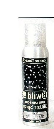 B Wild Hair And Body Glitter Spray In Silver