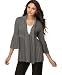 AGB Pleated Jersey Babydoll Cardigan