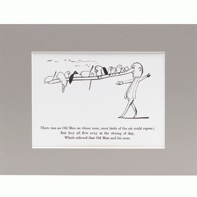 There was an Old Man (Mounted Print)||EVAEX