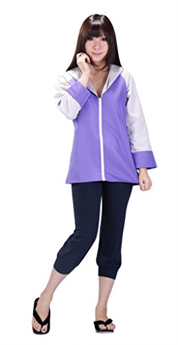 Dazcos Purple Naruto Hinata Women's Cosplay Costume
