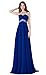 Babyonline Cap Sleeve Rhinestones Long Evening Dress 2015 Prom Gown ZS-CPS073