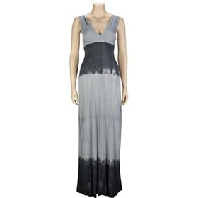 FULL TILT Dip Dye Womens Full Length Dress - Black/Grey