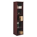 Open Single Bookcase - Mahogany