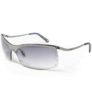 Coach Jennifer S321 Black Sunglasses, Shiny Gunmetal Frame  Grey Gradient Lenses ...