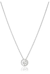 14k White Gold Diamond Pendant Necklace (3/4cttw, H-I Color, I1-I2 Clarity), 18"