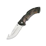 Buck 399 Folding Omni Hunter TM, 12 pt, with Guthook (Camo,Large)