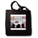 Editorial Cartoon about YouTube Music - Washed Denium Tote Bag 14w X 14h X 3d