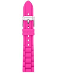Fossil Silicone 18Mm Watch Strap - Pink S181111
