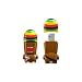 Mimoco 8GB Rasta Domo - Domo Series MIMOBOT USB Flash Drive