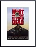 Night of the Living Dead, Art Poster with Metal Frame, poster size: 11