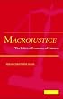 Macrojustice: The Political Economy of Fairness