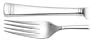 Lenox Federal Platinum 5-Piece Stainless Steel Flatware Place Setting, Service for 1