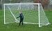 Huck Knotless Youth 5-a-Side & Mini Soccer Football Goal Nets - 3.66m x 1.22m (Set of 2 Nets only; White Polypropylene 2.5mm D)