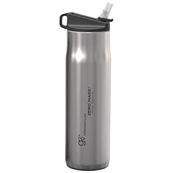 G2V Products 17.5-Ounce ZERO MASS Stainless Steel Drinking Bottle with Flick Sports Lid with Straw