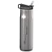 G2V Products 17.5-Ounce ZERO MASS Stainless Steel Drinking Bottle with Flick Sports Lid with Straw