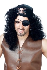 Pirate Wig Unisex Adult Halloween Costume Accessory (B767)