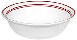 Corelle Livingware 18-Ounce Soup/Cereal Bowl, Classic Caf¿ Red