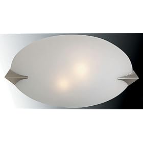 Lite Source LSI-5458PS/FRO 2 Light Franco Goccia Flush Mount