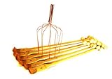 The Tingler Therapeutic Head Scalp Massager Massage SIX COUNT Bamboo Back Scratcher Massager Therapeutic Body Massage