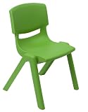 12'' Preschool / Kindergarten Green Plastic Stack Chair [YU-YCX-001-GREEN-GG]