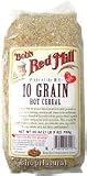 Cereal, 10-Grain, w/Flax and Soy, Hot Cereal, 25 oz.