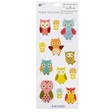 Owls Sticker Sheets (4) Party Supplies