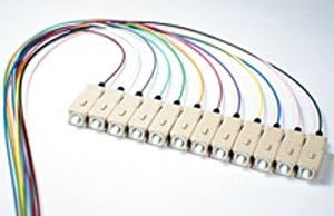 62.5/125/900um multimode SC/PC Color Coded Pigtail, 3 Meters (12 pcs/pack)