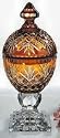 AMBER COVERED BOX - OXFORD AMBER CRYSTAL COVERED BOX - candy box