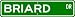 Briard STREET SIGN ~ High Quality Aluminum ~ Dog Lover