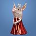 GLASS PIG OLIVIA ORNAMENT - 5