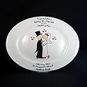 Wedding Cartoon Plate - Personalised