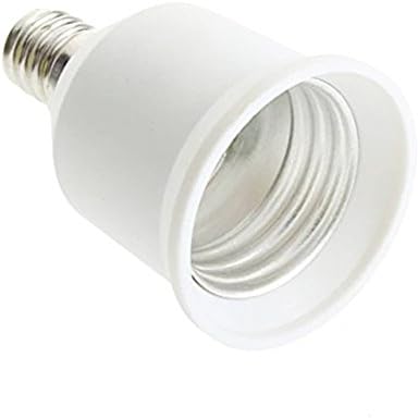 Shine-Co E14 to E26/E27 Adapters - Converts your Pin Base Fixture E14 to Standard Screw-in Bulb Socket (E26/E27) (E14- E26/E27)