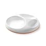 Boon Saucer Slip Resistant Plate, Orange
