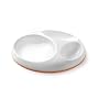 Boon Saucer Slip Resistant Plate, Orange