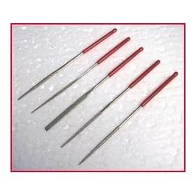 SE Diamond Needle Files, 3.25" 5 pc set